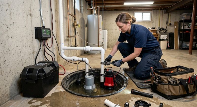 Backup Sump Pump Service in Nashville, TN