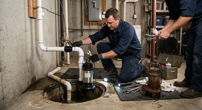 Sump Pump Replacement in Boston, MA