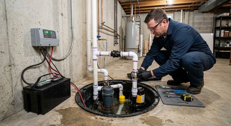 Backup Sump Pump Service in Framingham, MA