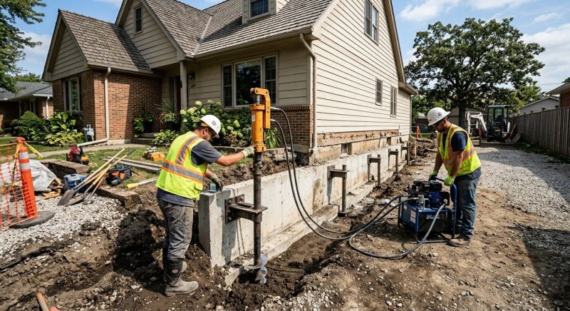 Basement Stabilization in Greenville, SC