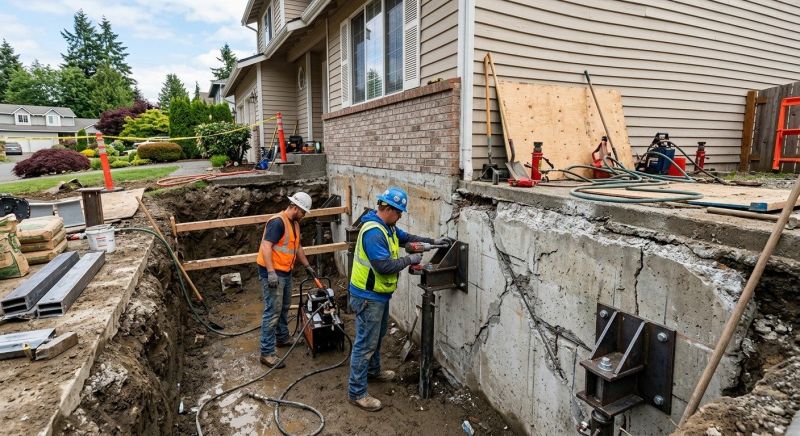 Building Foundation Repair in Greenville, SC