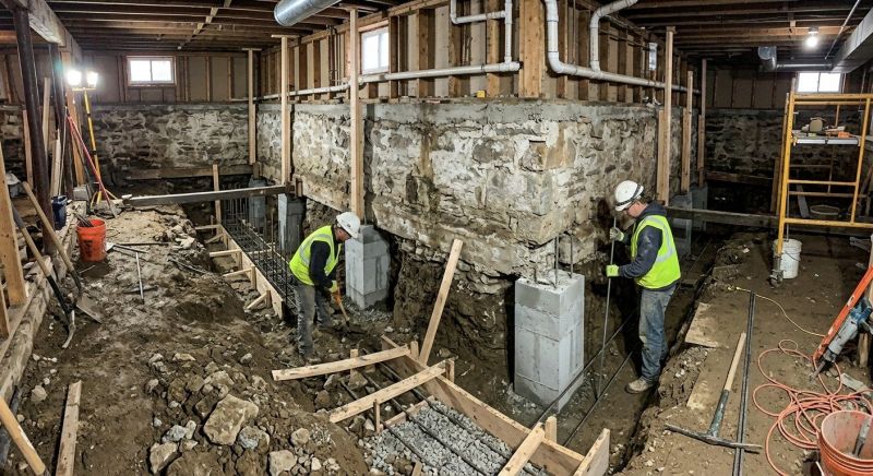 Foundation Underpinning in Greenville, SC