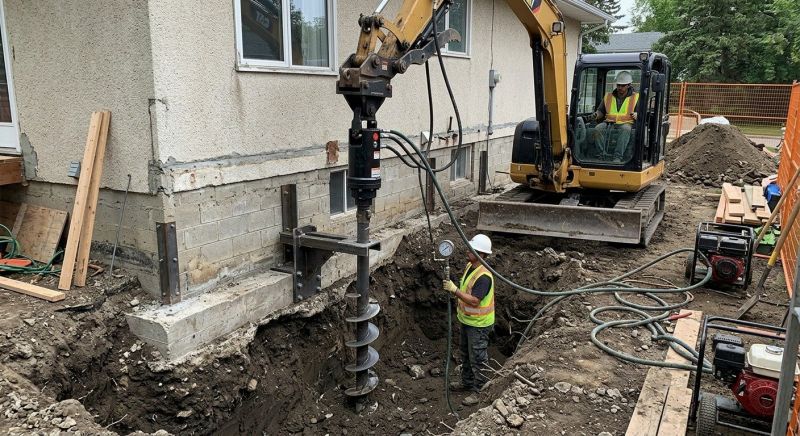 Helical Piers Installation in Sarasota, FL