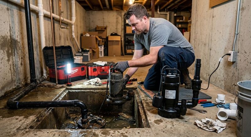 Sump Pump Replacement in Providence, RI